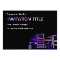 Cyber Invitation Card invitations