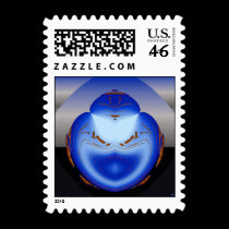 Cyber Man Postage postage