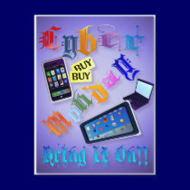 Cyber Monday-Bring It On! (2) Shirts Postcard postcards