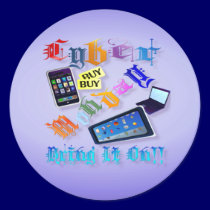 Cyber Monday-Bring It On! (2) Stickers stickers