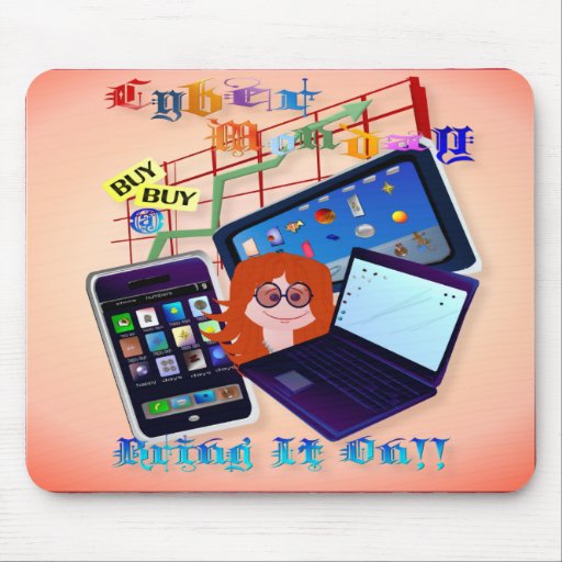 Cyber Monday-Bring It On! Mousepad