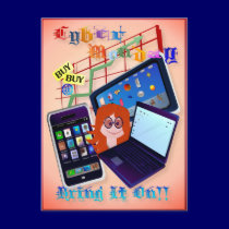 Cyber Monday-Bring It On! Postcard postcards