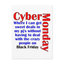 Cyber Monday postcards