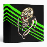 Cyber Skull Octopus Vinyl Binders