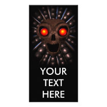 Cyber Skull Photo Card photo cards by MDKgraphics Cyber Skull Photo Card photo cards