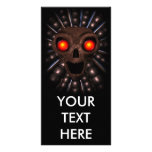 Cyber Skull Photo Card