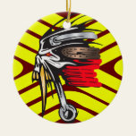 Cyber Skull Piston Ornament