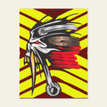 Cyber Skull Piston Post Cards