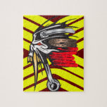 Cyber Skull Piston Jigsaw Puzzle
