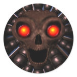 Cyber Skull Sticker