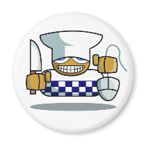 Cybercafe Chef magnets by thebigfootstudio Cybercafe Chef magnets