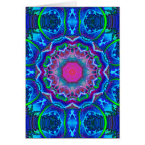Cyberdelic Kaleidoscope Cards