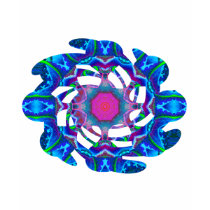 Cyberdelic Kaleidoscope Kids' Dark Shirts