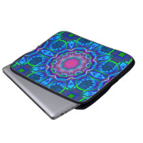 Cyberdelic Kaleidoscope Laptop Sleeve
