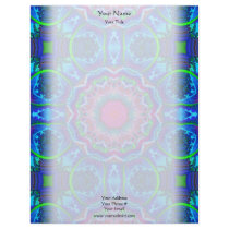 Cyberdelic Kaleidoscope Letterhead
