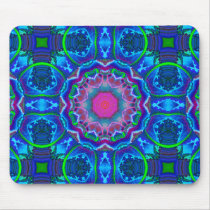 Cyberdelic Kaleidoscope Mousepad