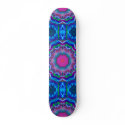 Cyberdelic Kaleidoscope Skateboard by wingedturtle Cyberdelic Kaleidoscope Skateboard