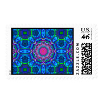 Cyberdelic Kaleidoscope Stamps