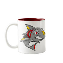 Cyborg Robot Shark  Mug