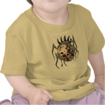 Cyborg Skull Spiders t-shirts