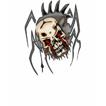 Cyborg Skull Spiders t-shirts