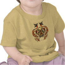 Cyborg Skull With Fangs t-shirts