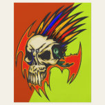 Cyborg Skull With Feathers Flyers