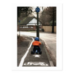 Cycle lane post cards