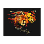 Cycle like a lion on Fire Plano Texas Cycling postcards