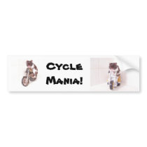 Cycle Mania! bumper stickers