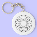 Cycle of fourths keychain keychains