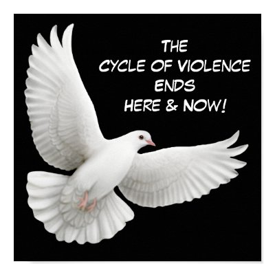 Cycle of Violence Ends Here Poster by victornotvictim