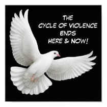Cycle of Violence Ends Here Poster posters by victornotvictim Cycle of Violence Ends Here Poster posters