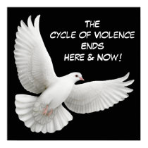 Cycle of Violence Ends Here Poster posters by victornotvictim Cycle of Violence Ends Here Poster posters