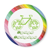 Cycle Recycle magnets by zazzleproducts1 Cycle Recycle magnets