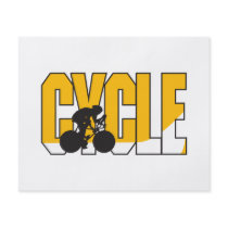 cycle text design flyer design