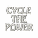 Cycle the Power Hoodie embroidered shirts