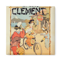 Cycles Clement Pre Saint-Gervais Fridge Magnets