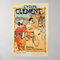 Cycles Clement Pre Saint-Gervais Print