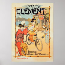 Cycles Clement Pre Saint-Gervais Print