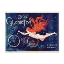 Cycles Gladiator, Georges Massias Postcard