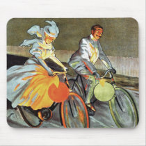 Cycles Peugeot Vintage Bicycle Art Mouse Pads