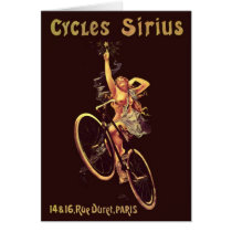Cycles Sirius Bicycle cards by vintagetreasurechest Cycles Sirius Bicycle cards