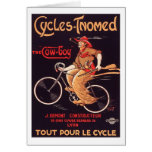 Cycles Tnomed "The Cowboy" Vintage French Bike Ad Cards