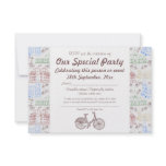 Cycling Aarhus, 3.5x5 customizable RSVP Personalized Announcement
