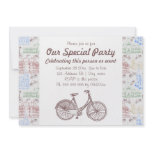Cycling Aarhus, 5x7 customizable invitation