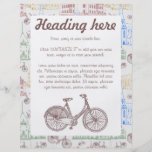 Cycling Aarhus, customizable Personalized Flyer
