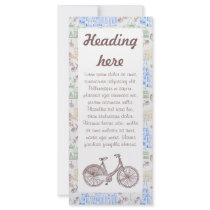Cycling Aarhus, customizable Rack Card