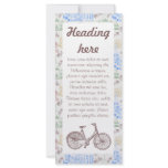 Cycling Aarhus, customizable Rack Card