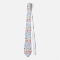 Cycling Aarhus, patterned Neck Tie